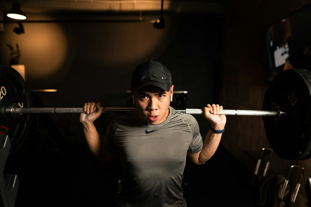 Professional woman studio trainer portrait